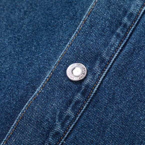 Ami Paris Embossed Heart Denim Jacket - Picture 7 of 9